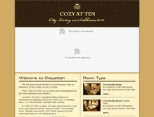 Tablet Screenshot of cozyatten.com